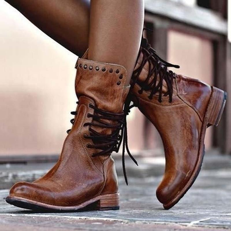 Raya | Vintage Look Boots – Styled By Susan