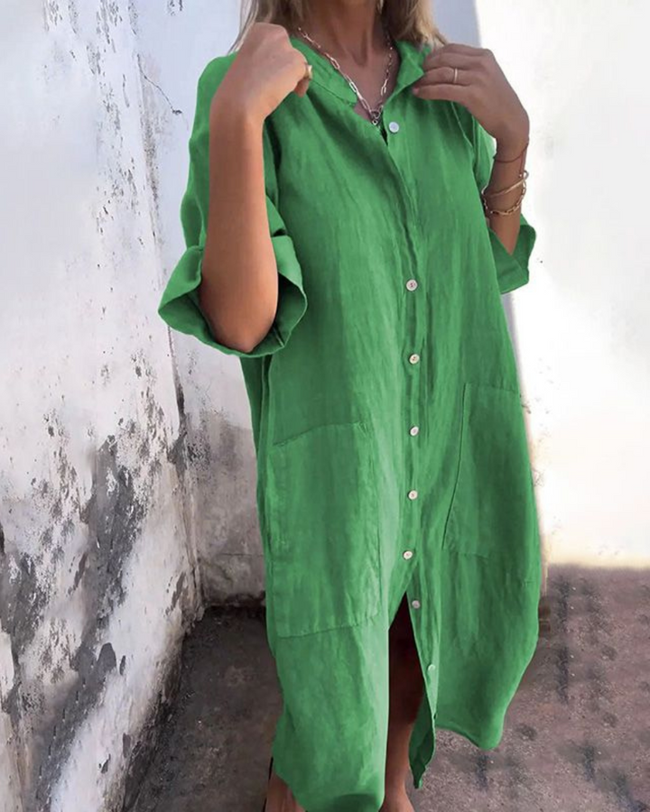 Calixa | Graceful Shirt Dress