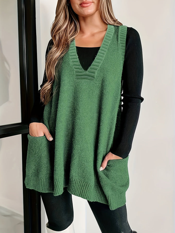Hayden Helen | Casual V-Neck Vest