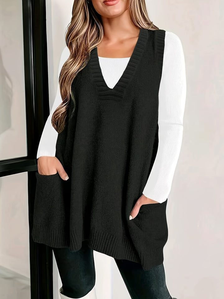 Hayden Helen | Casual V-Neck Vest