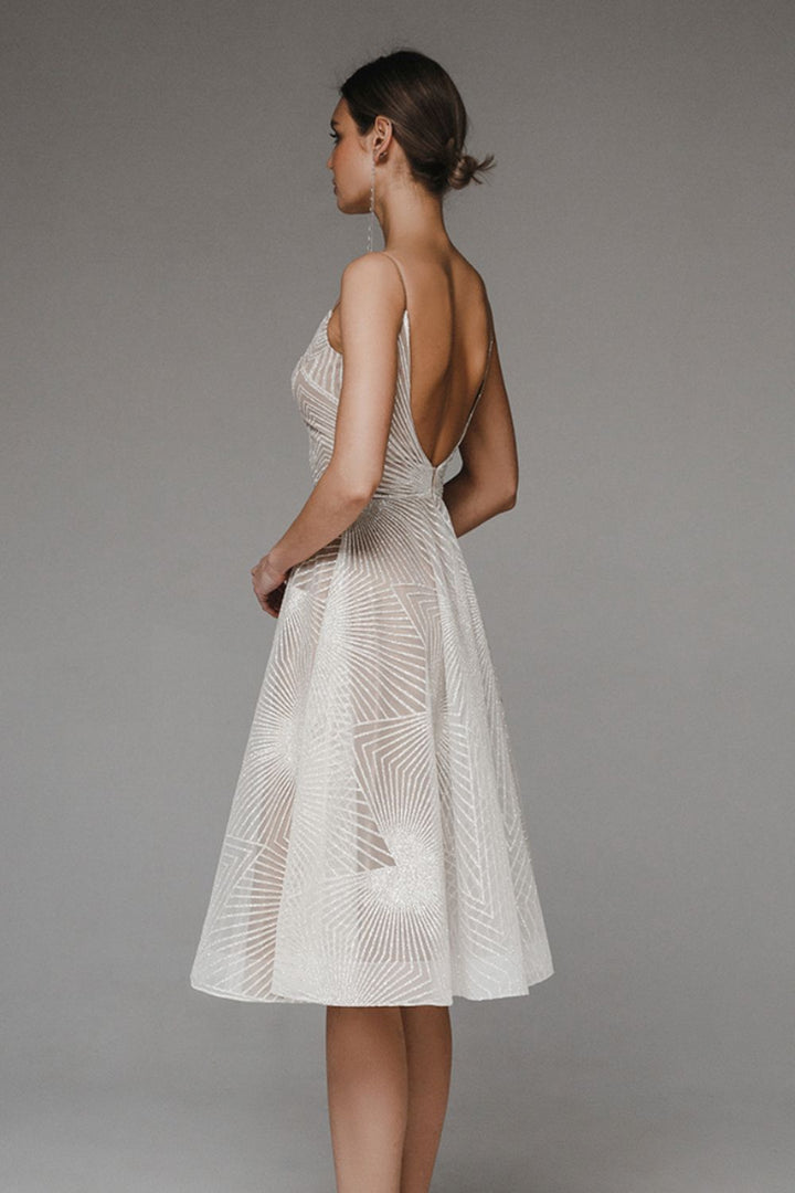 Thalassa - Sparkly Floor Length Party Dress