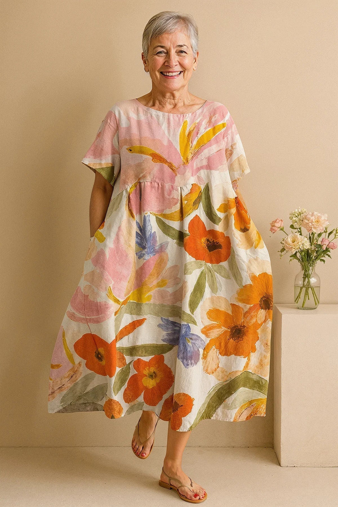 Hayden Verena™ | Elegant Women's Dress With Print