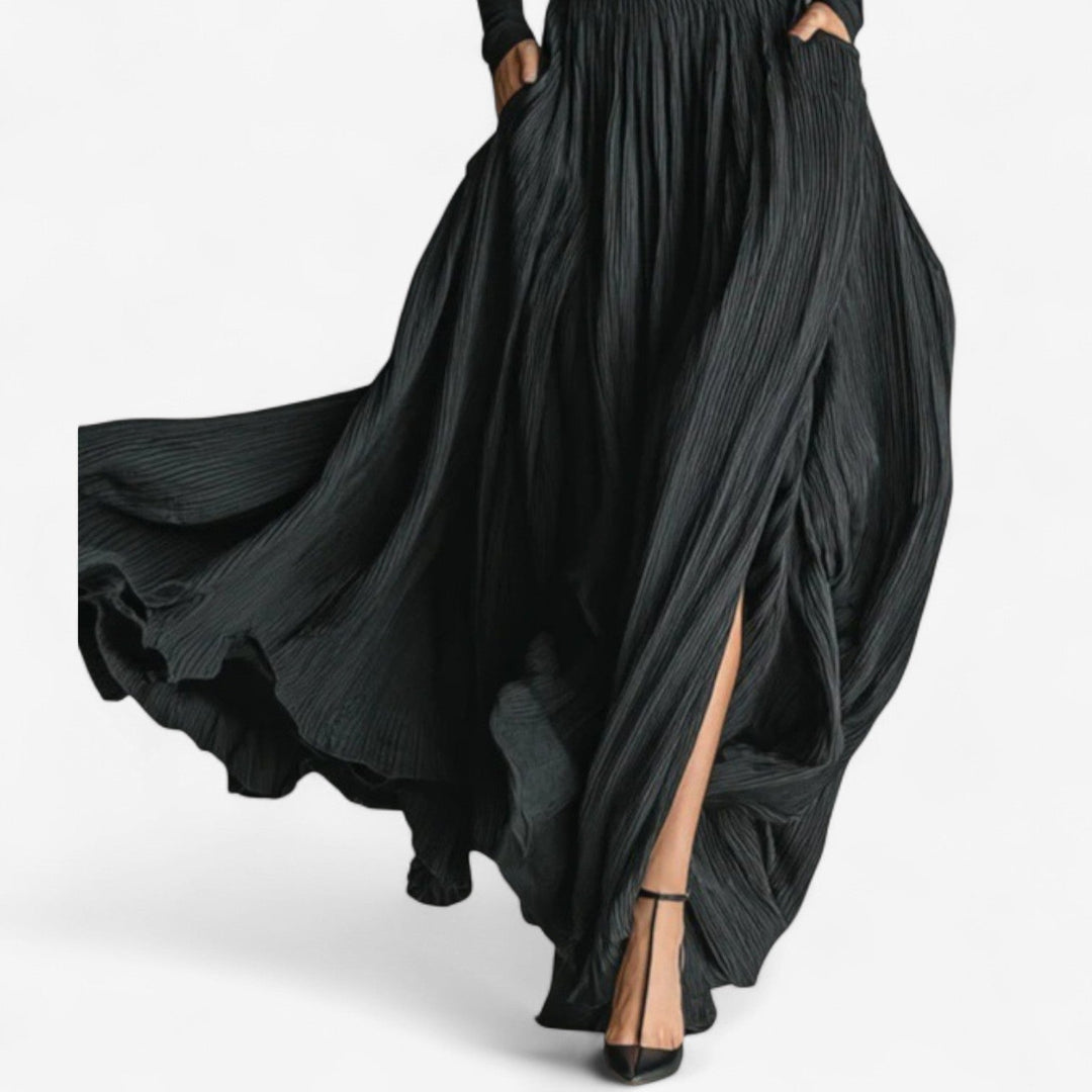 Hayden Aline™ | High Waist Maxi Skirt Plus Shirt