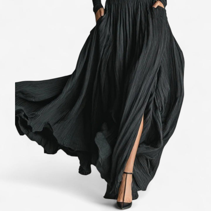 Hayden Aline™ | High Waist Maxi Skirt Plus Shirt