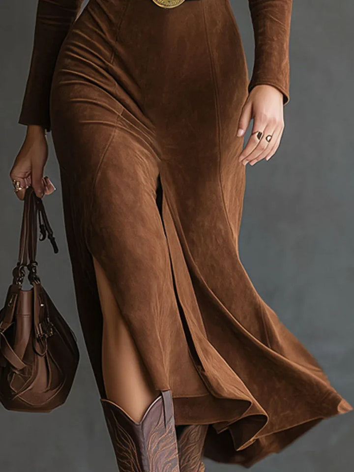 Eleanor | Faux Midi Dress