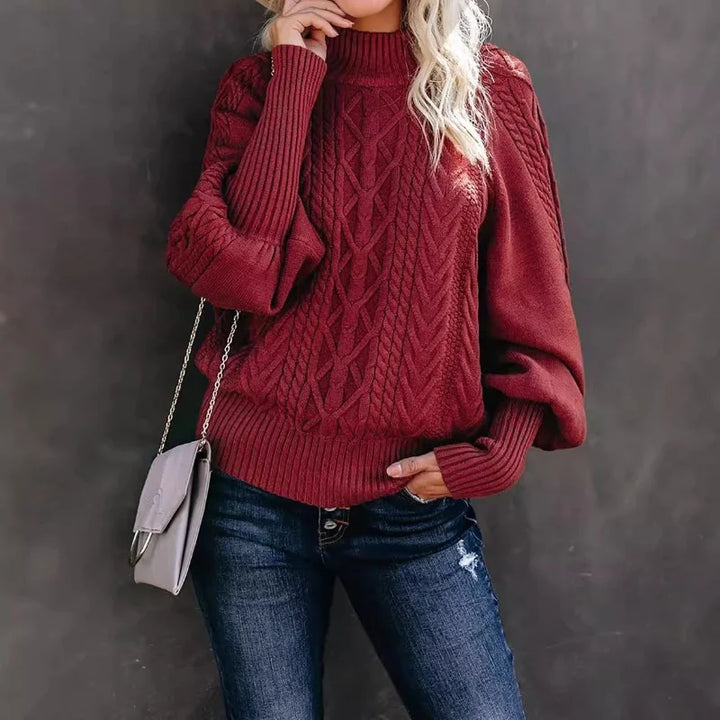 Tinsley - Casual Long Sleeve Knitted Sweater