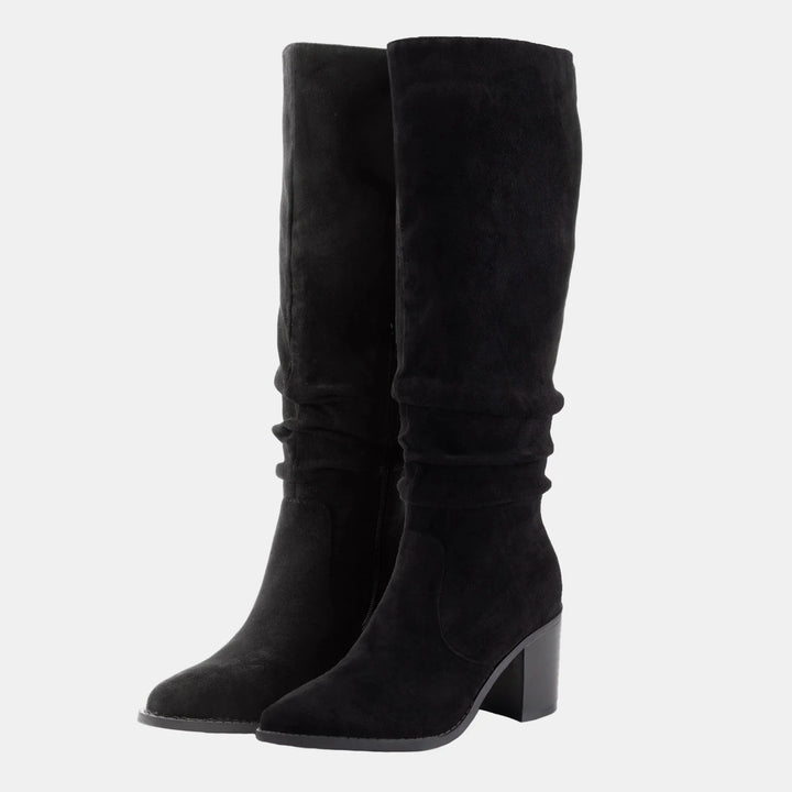 Noa | Knee-High Block Heeled Boots