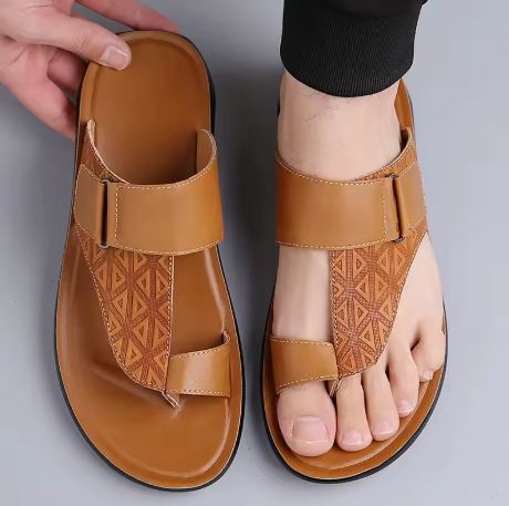 Callen Luxe™ | Bare Leather Sandals