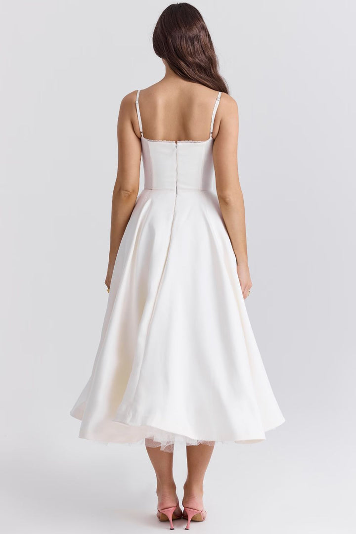 Minerva - Luxury Spaghetti Strap Princess Dress