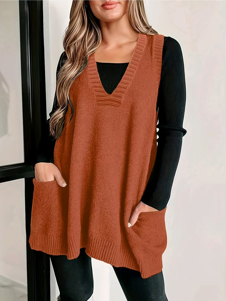 Hayden Helen | Casual V-Neck Vest
