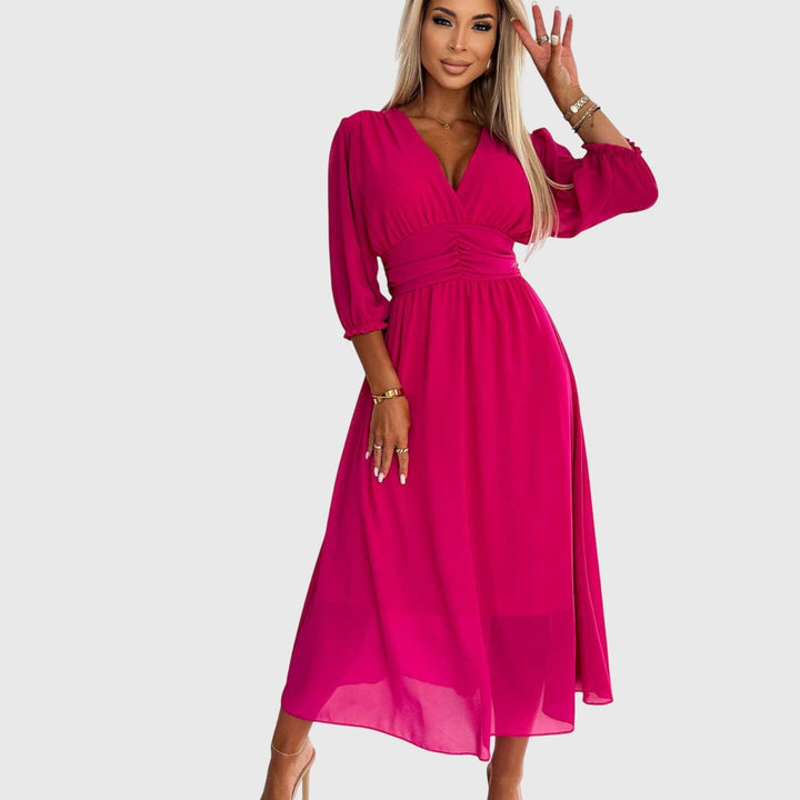 Hayden Chloe™ | Lightweight Silky Chiffon Dress