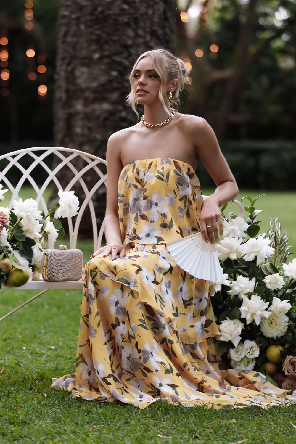 Imara - Effortless Summer Vibes Strapless Dress